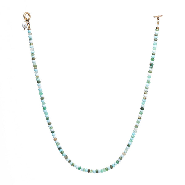 Aqua Beaded Necklace - SFMOMA Museum Store