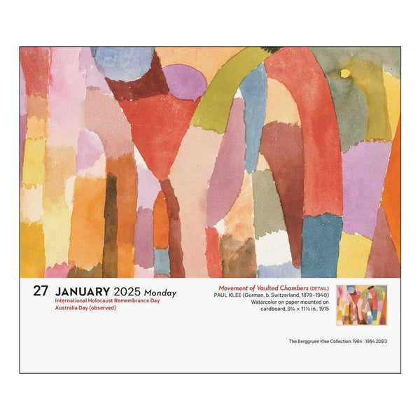 2025 Art 365 Days of Masterpieces DaytoDay Calendar SFMOMA Museum