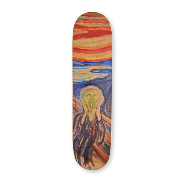 Edvard Munch The Scream Skateboard - SFMOMA Museum Store
