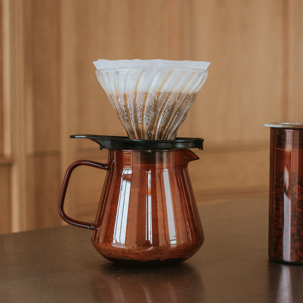 HARIO Amber Coffee + Tea Server - SFMOMA Museum Store