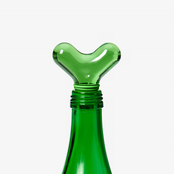 Fox Run Silicone Wine Bottle Stopper, Green