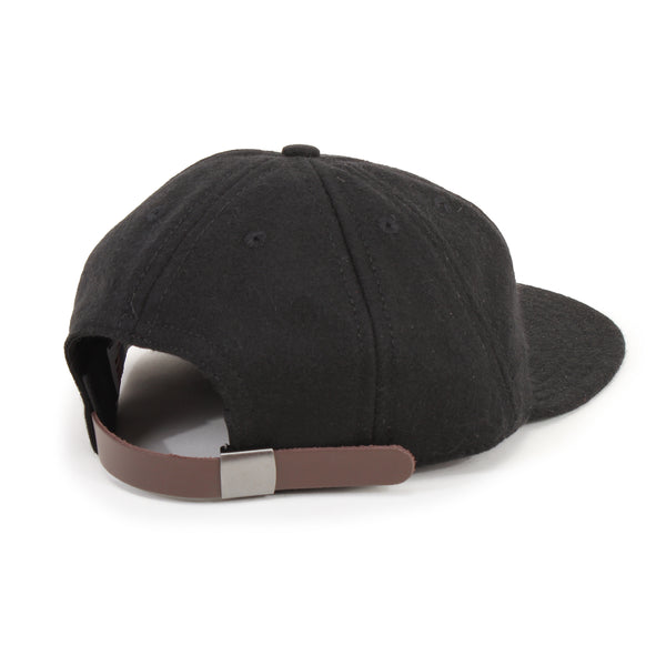 Jeffrey Sincich 8-Panel Wool SF Baseball Cap: Black - SFMOMA