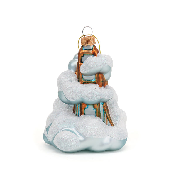 Karl the Fog Glass Ornament - SFMOMA Museum Store