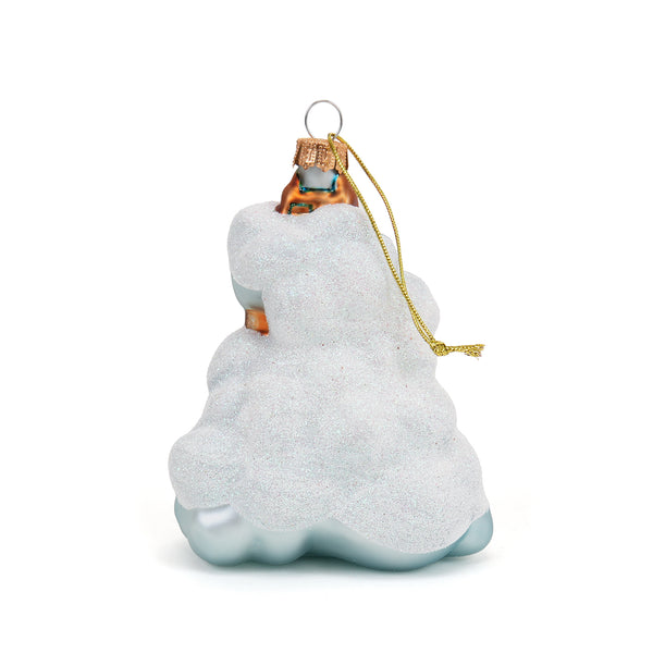 Karl the Fog Glass Ornament - SFMOMA Museum Store