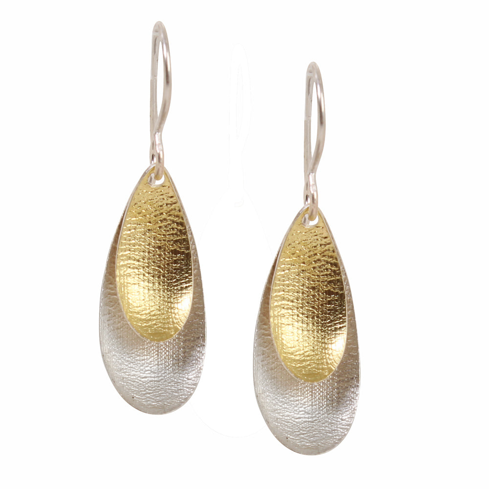 Owen McInerney: Nested Petals Earrings - front view