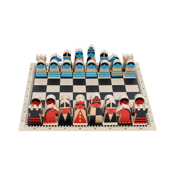 On the Move Wooden Chess Set - SFMOMA Museum Store