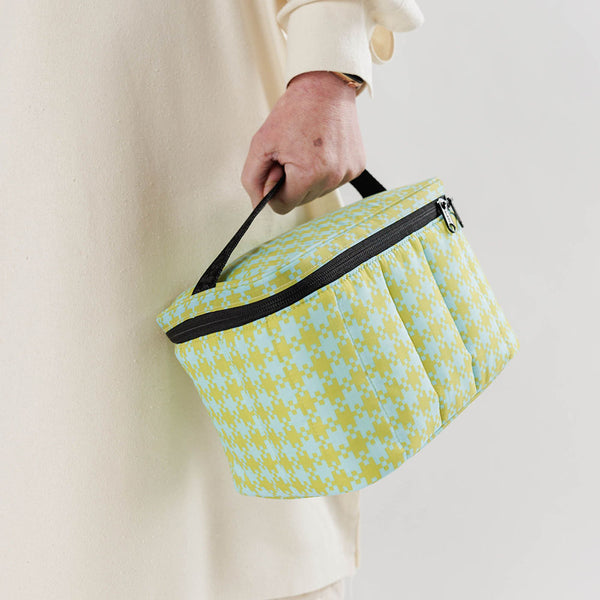 Puffer Lunch Box Mulberry Gingham