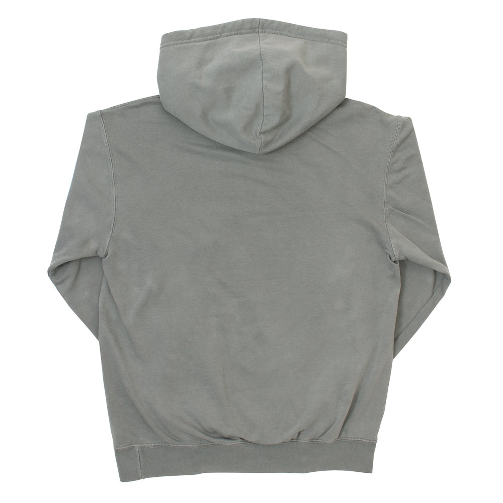 Front view hoodie with logo.