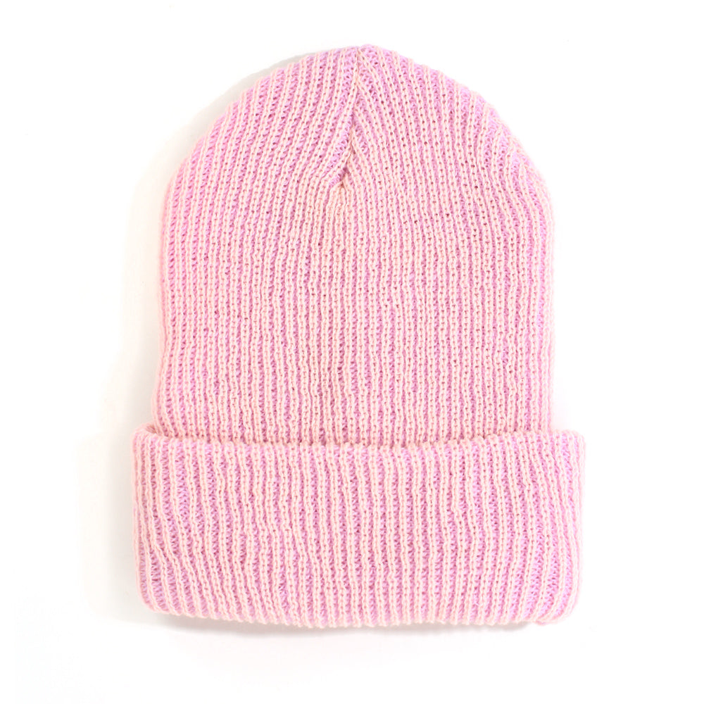 Peach Orchid Simple Rib Hat front