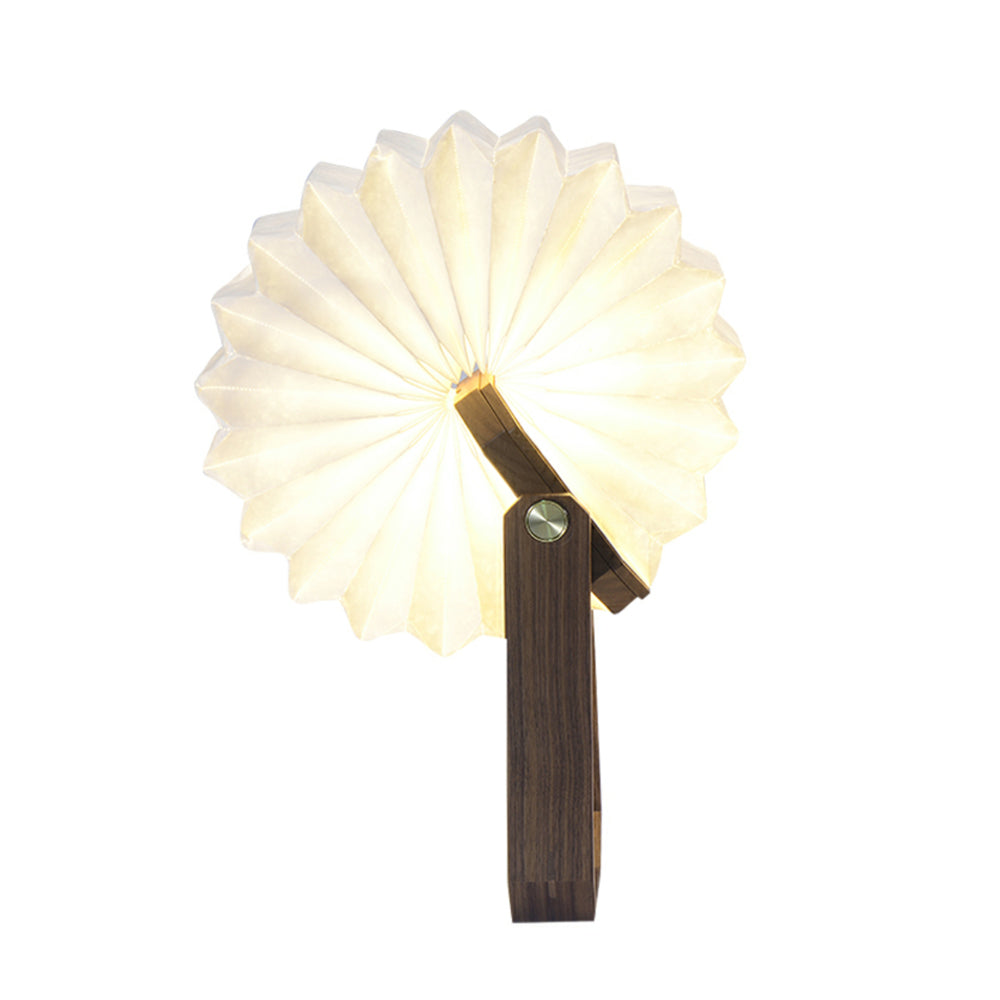 Smart Origami Lamp: Walnut