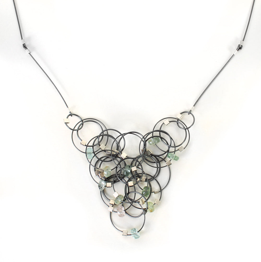Front view of necklace.