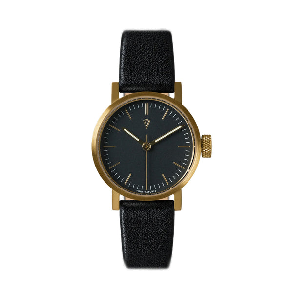 V03P Petite Watch: Black + Gold - SFMOMA Museum Store