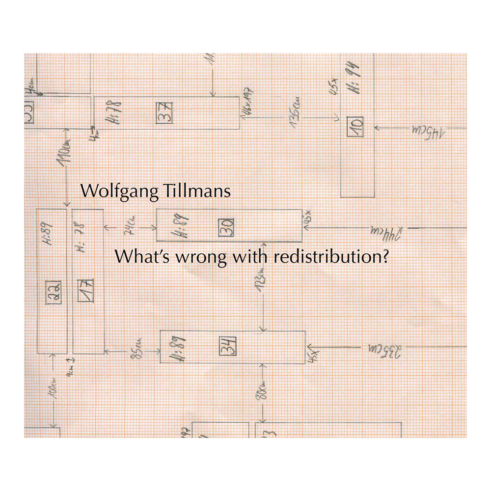 &#39;Wolfgang Tillmans: What&#39;s Wrong with Redistribution?&#39; cover.