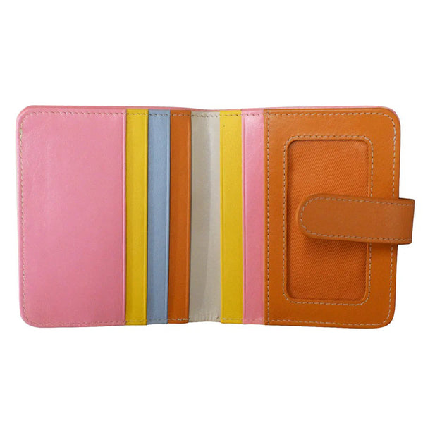 Snap Bifold Wallet: Pink Rainbow - SFMOMA Museum Store