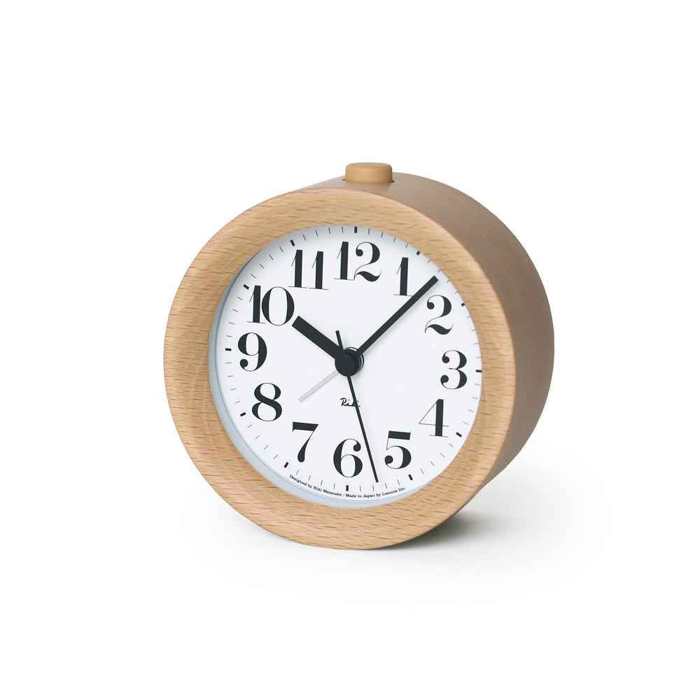 Lemnos Riki Alarm Clock: Natural