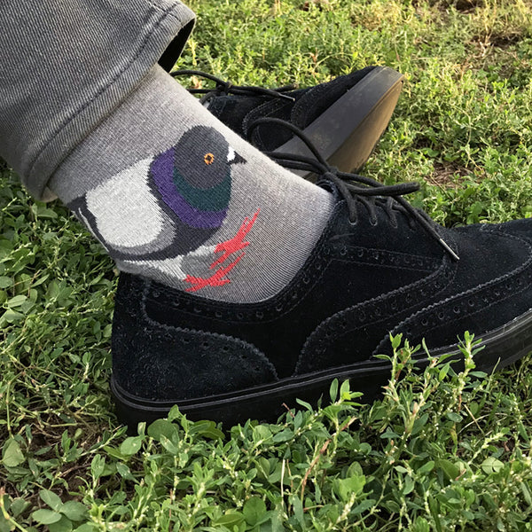 groovisions グルーヴィジョンズ うさソックス  GRV0838 Pigeon Socks M/L - SFMOMA Museum Store