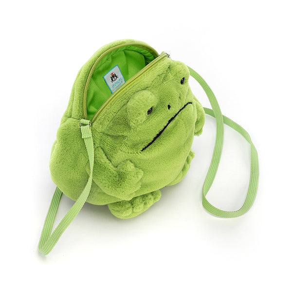 Frog Backpack Mini Frog Backpack Plush Frog Bag Frog Plushie Frog Backpack  for Kids