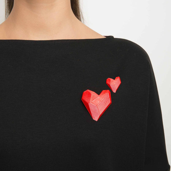 Maison 203 XS Faceted Heart Brooch - SFMOMA Museum Store