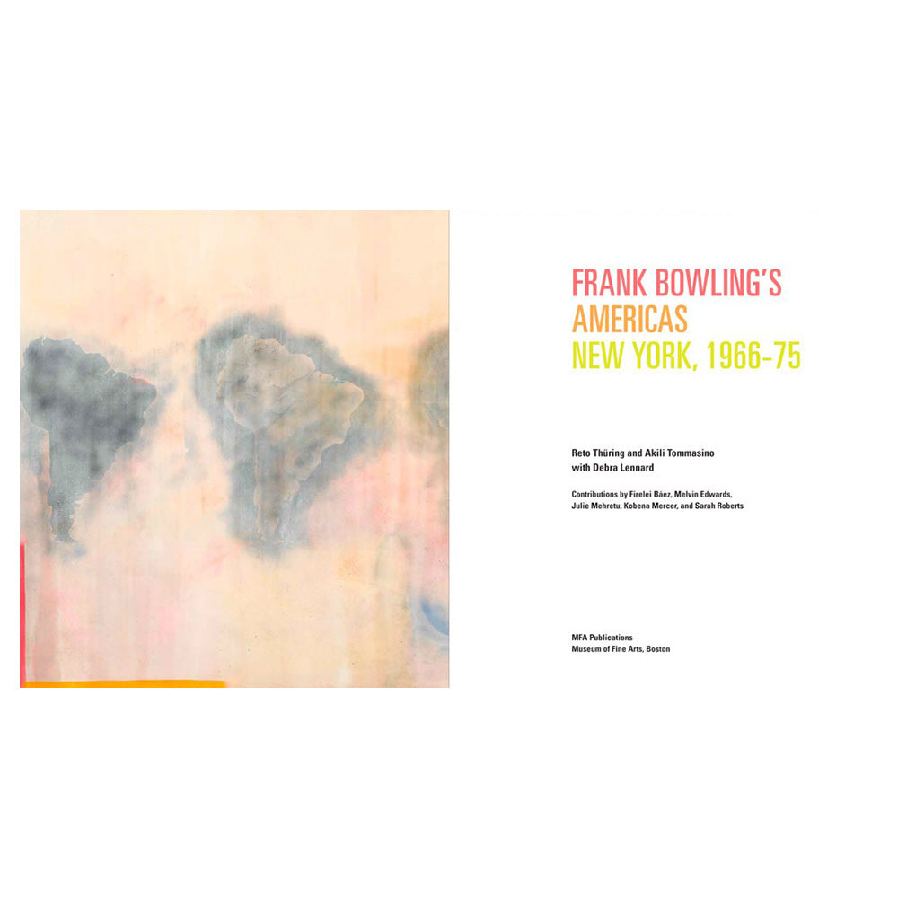 Cover of 'Frank Bowling's Americas'.