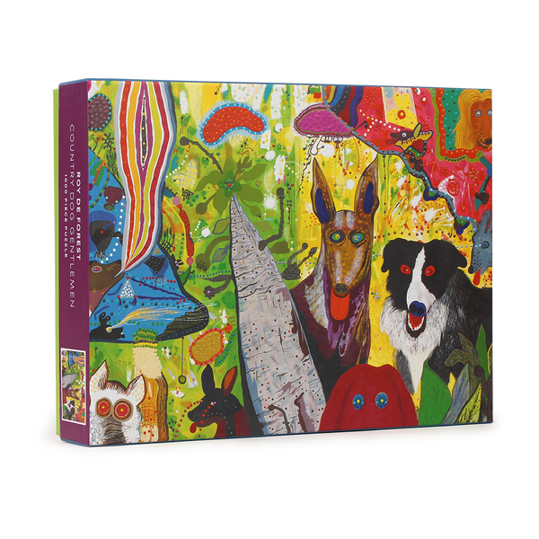 De Forest Country Dog Gentlemen 1000-Piece Jigsaw Puzzle - SFMOMA