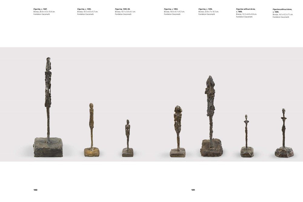 Interior spread from &#39;Alberto Giacometti&#39;, text and photo.