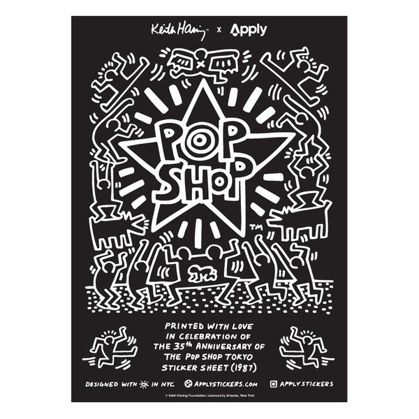 Keith Haring Tokyo Pop Sticker Sheet - SFMOMA Museum Store
