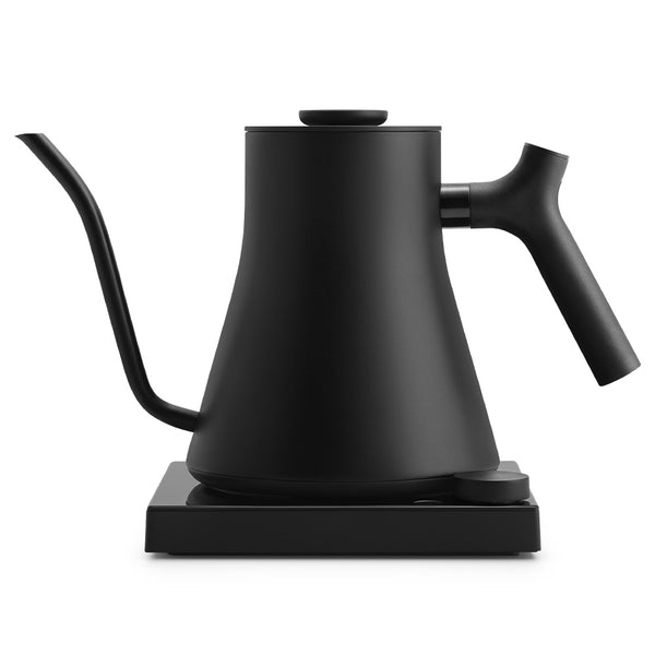 Fellow Stagg EKG Electric Gooseneck Kettle Pour-Over Coffee and Tea Pot  Stainless Steel Quick Heating Matte White 0.9 Liter 