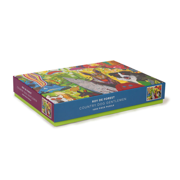 De Forest Country Dog Gentlemen 1000-Piece Jigsaw Puzzle - SFMOMA