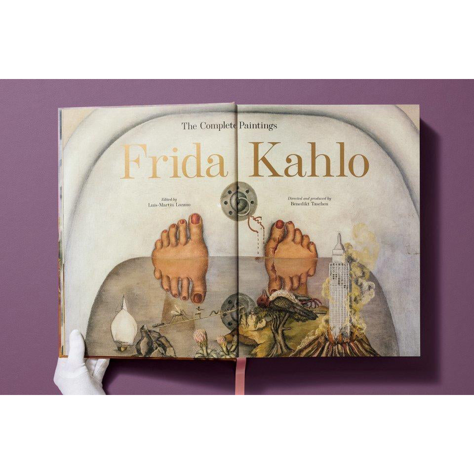 Frida Kahlo: The Complete Paintings&#39; opening spread.