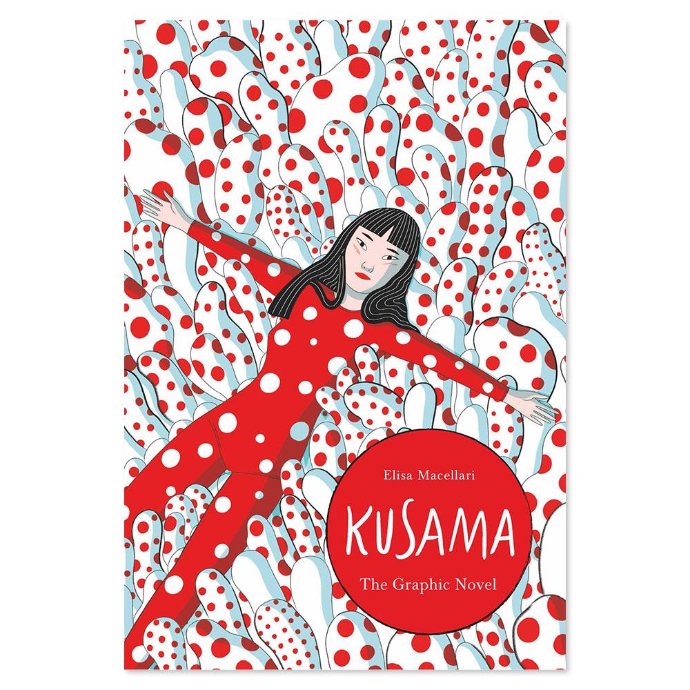 Kusama: Graphic Novel's front cover.