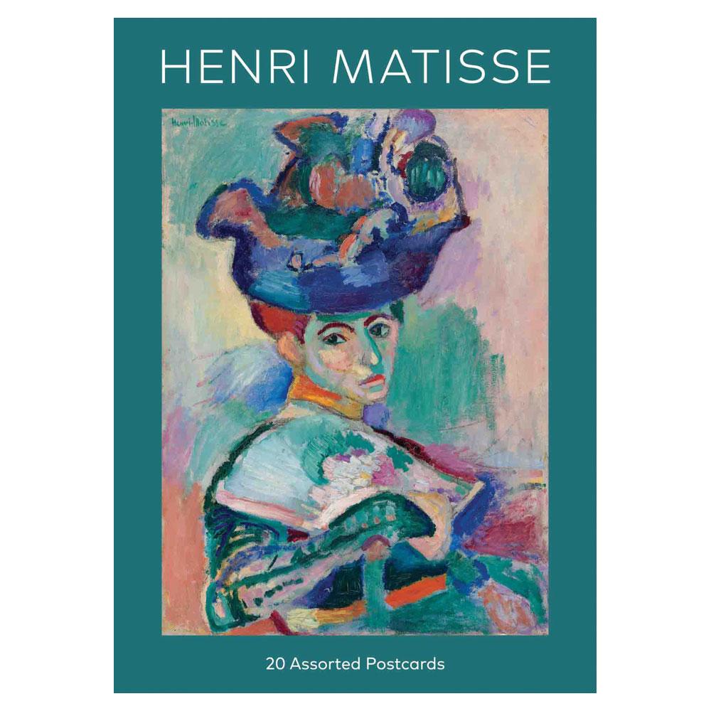 Henri Matisse: 20 Assorted Postcards&#39; packaging front.