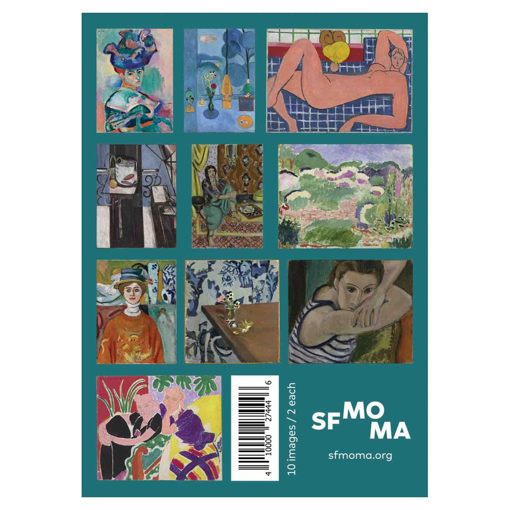 Henri Matisse: 20 Assorted Postcards' packaging front.