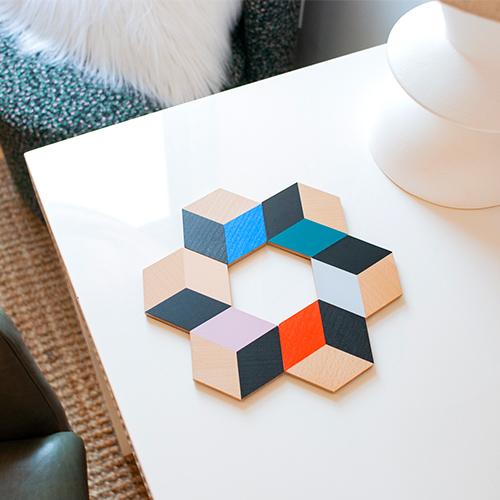 Table Tiles Coasters - SFMOMA Museum Store