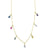 Vermeil Chain with Multi Sapphire Drops Necklace