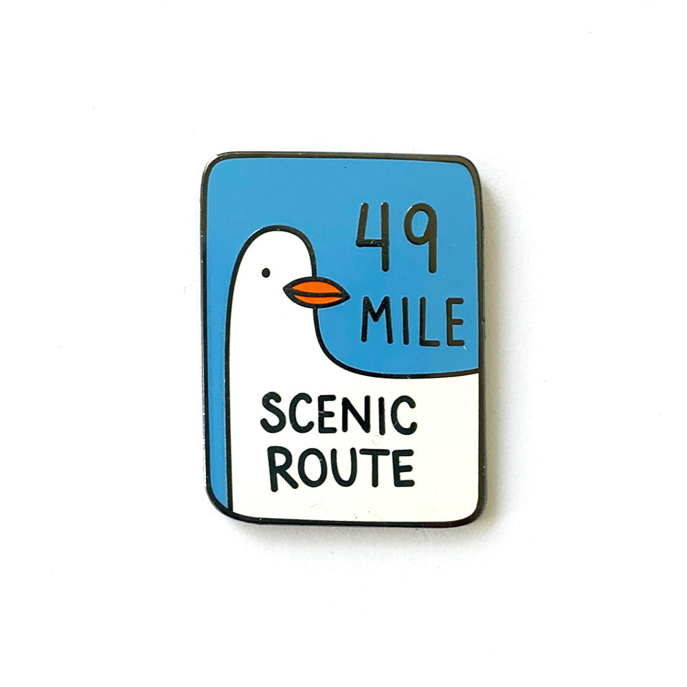 49 Mile Scenic Drive Pin