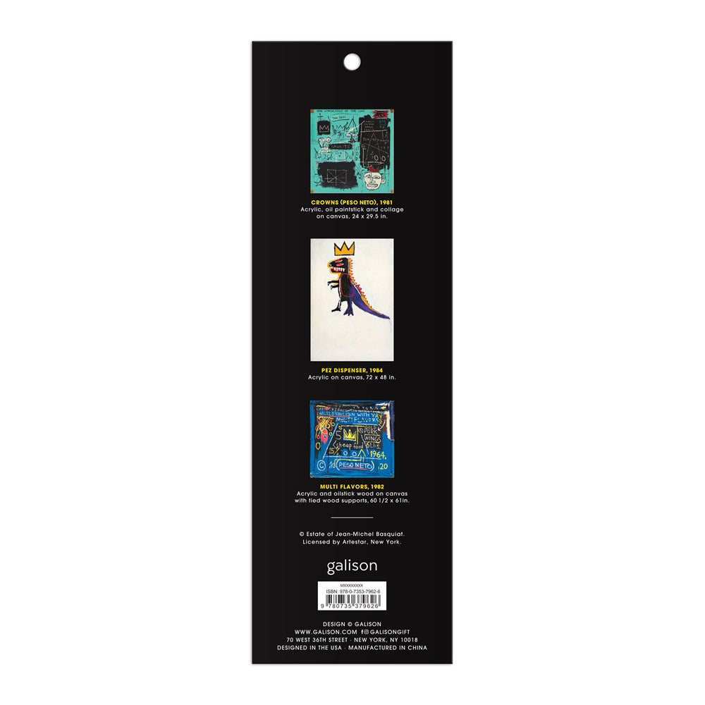 Front packaging for Basquiat Magnetic Bookmarks.