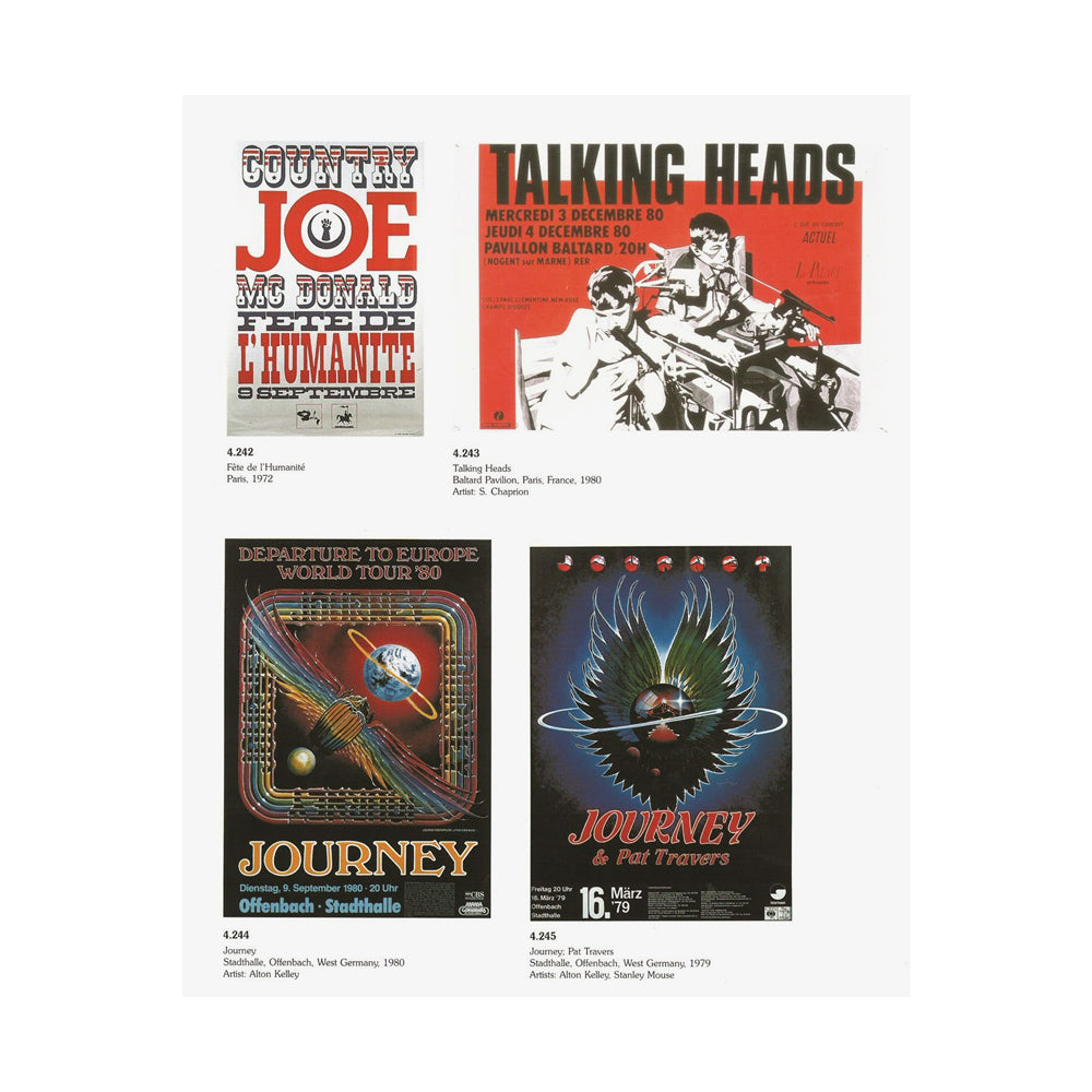 Art Of Rock: Posters From Presley To Punk HARDCOVER - SFMOMA 