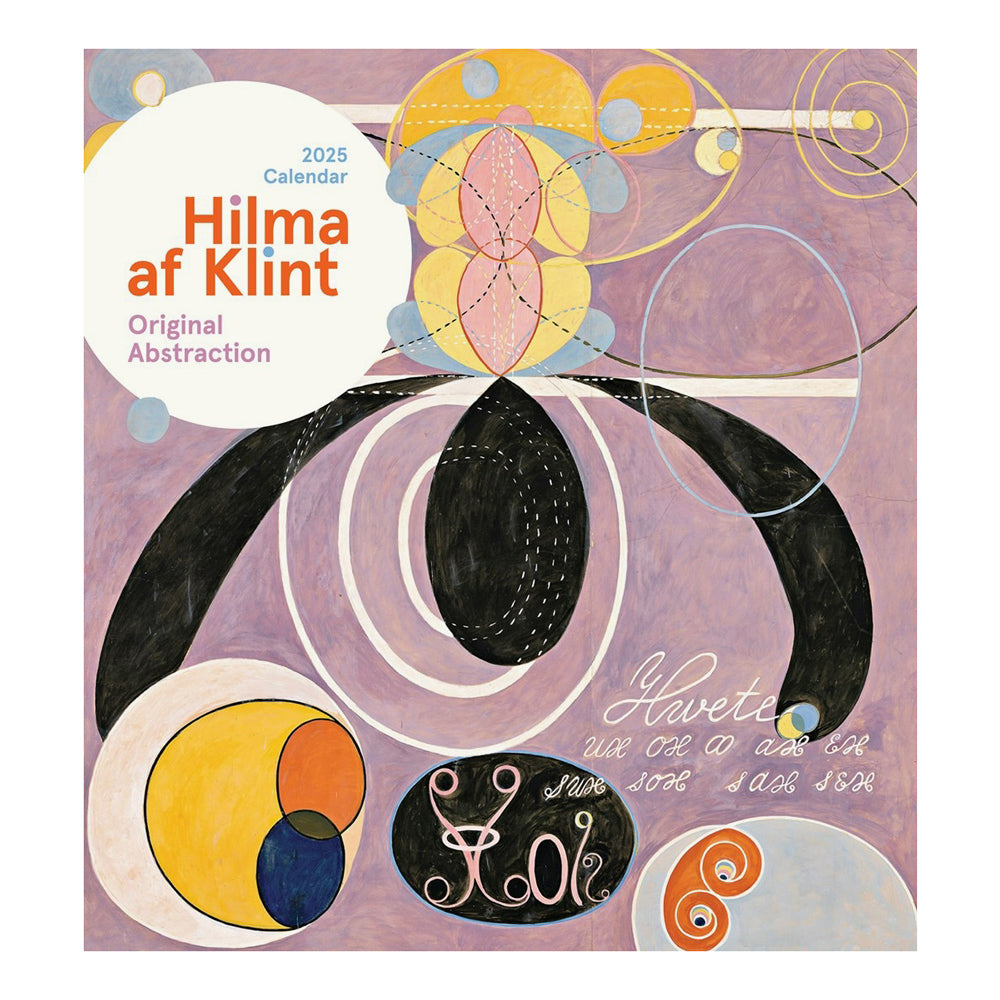 Front cover of Hilma af Klint 2025 wall calendar.