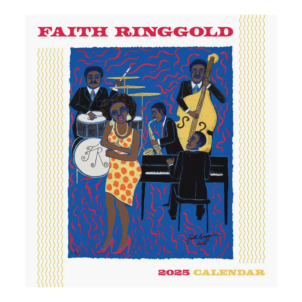 Front cover of Faith Ringgold 2025 wall calendar.