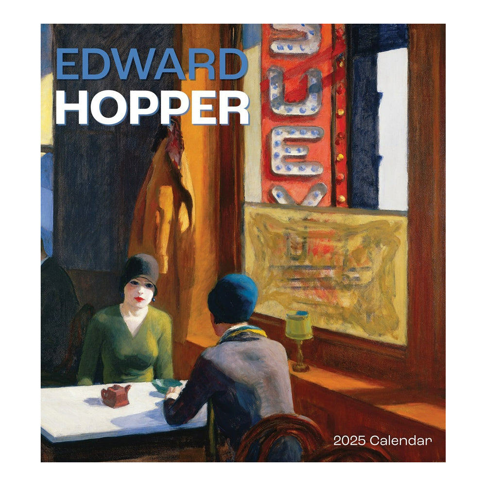 Front cover of Edward Hopper 2025 wall calendar .