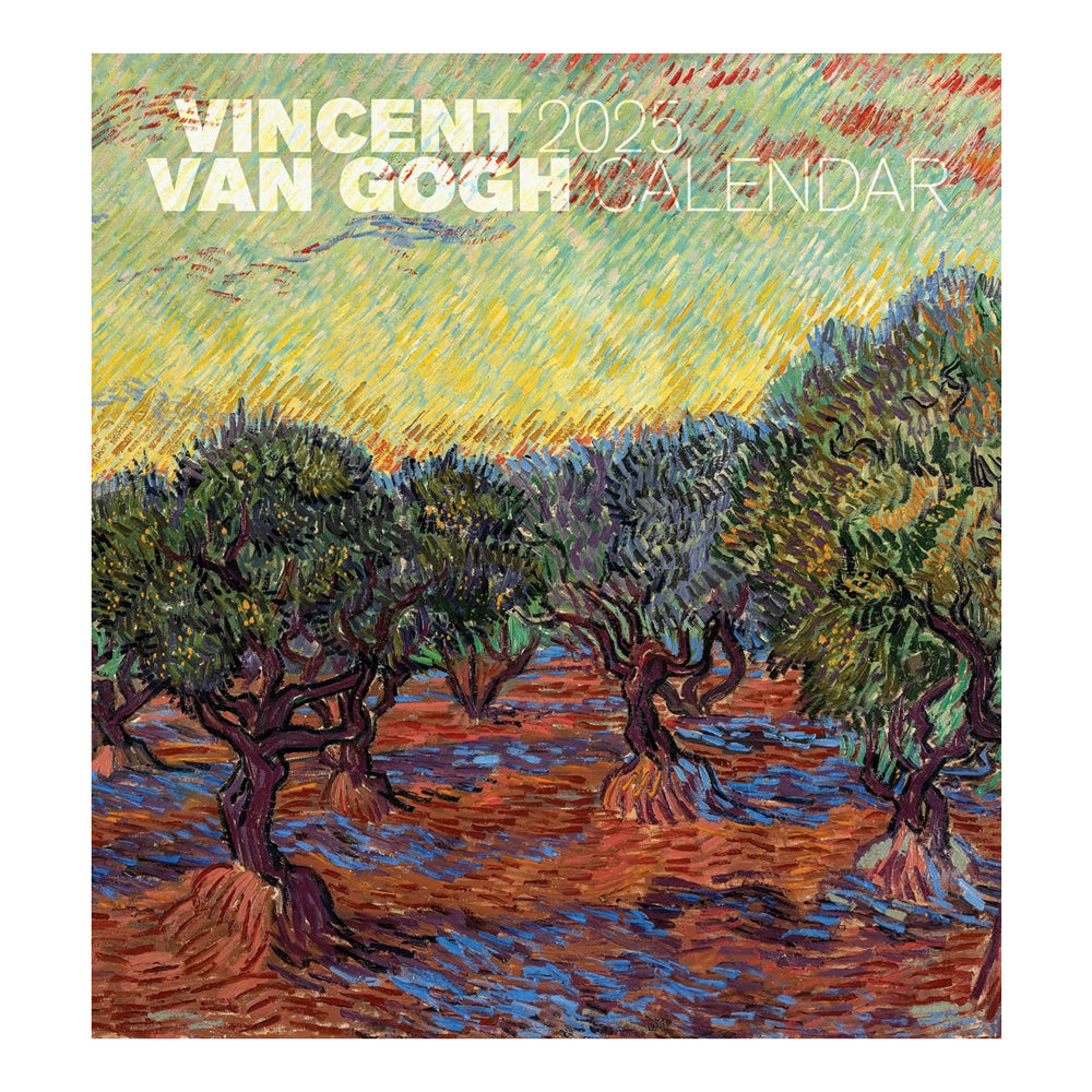 Front cover of Vincent Van Gogh 2025 wall calendar.