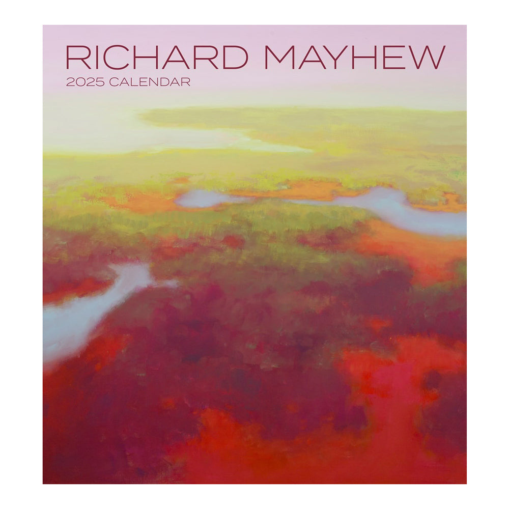 Front cover of Richard Mayhew 2025 wall calendar.