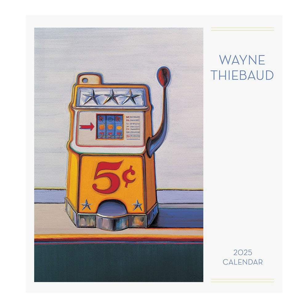 Front cover of Wayne Thiebaud 2025 wall calendar.