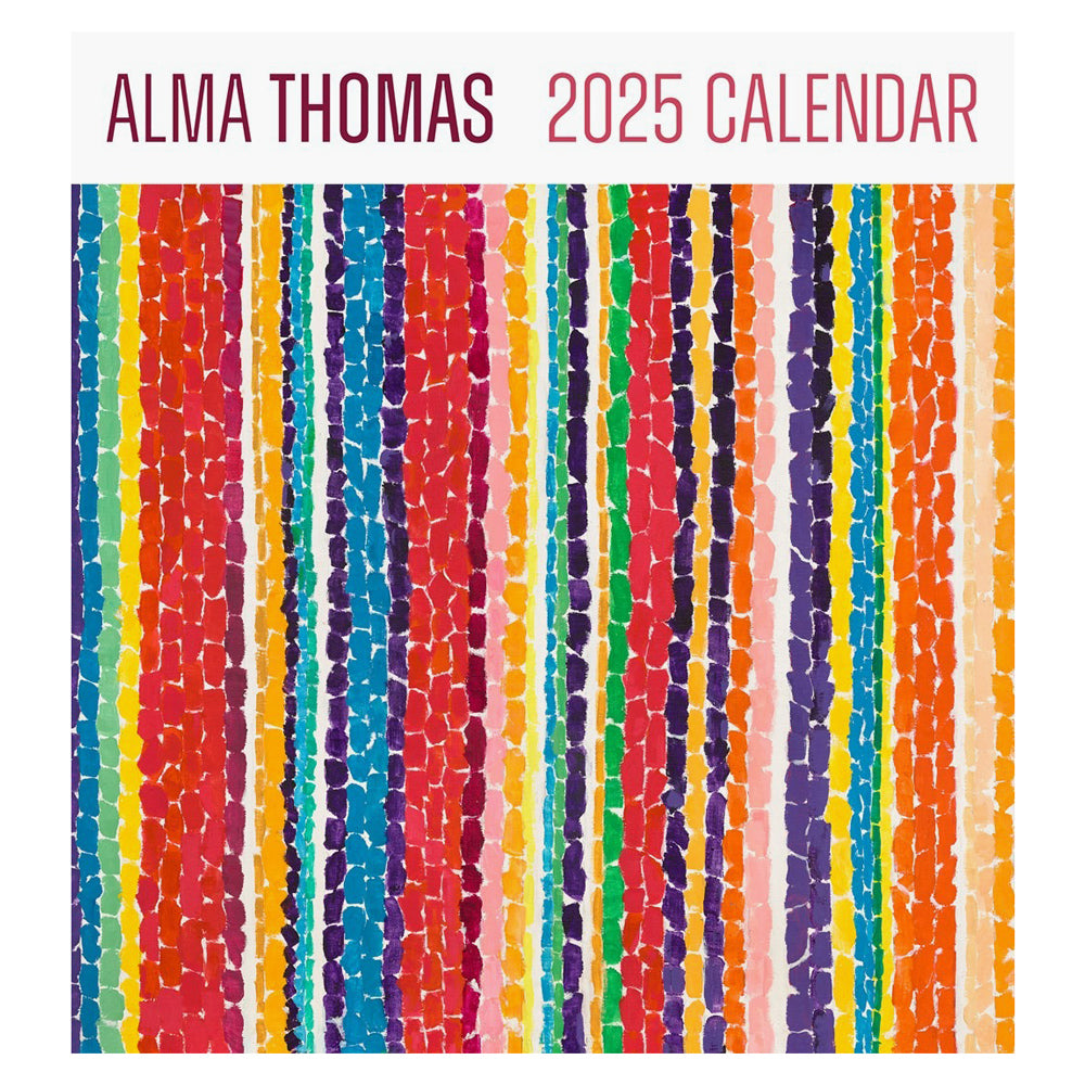 Front cover of Alma Thomas 2025 wall calendar.