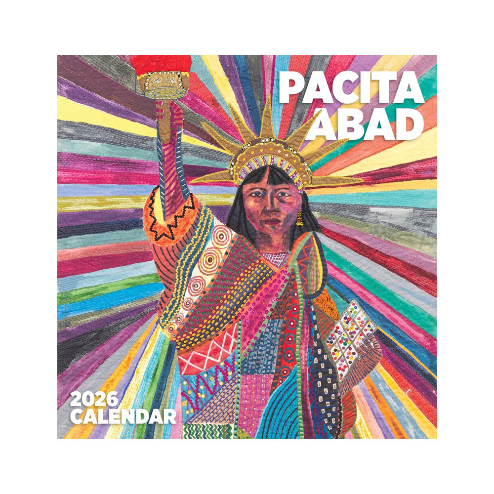 Front cover Pacita Abad 2026 Wall Calendar.