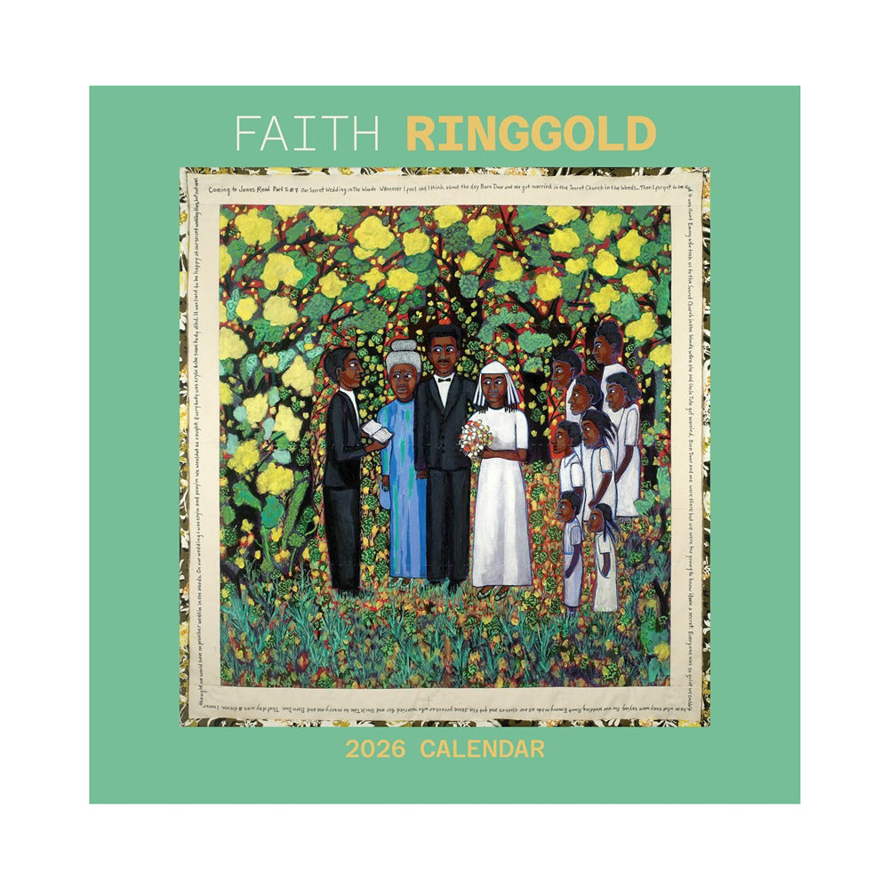 Front cover of Faith Ringgold 2026 Wall Calendar.