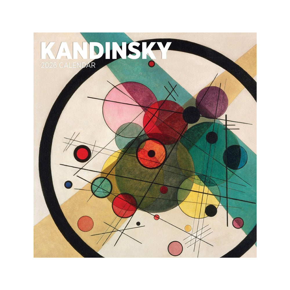 Front cover Kandinsky 2026 Wall Calendar.