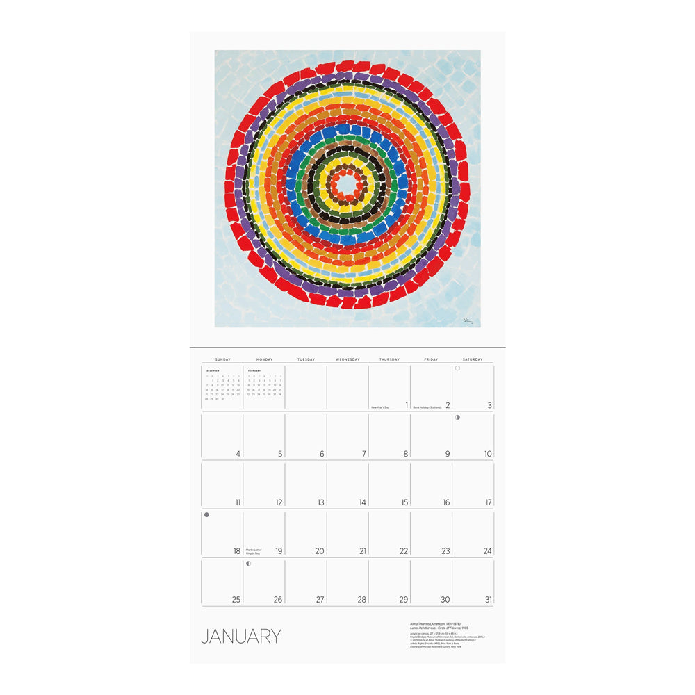 2026 Alma Thomas Wall Calendar