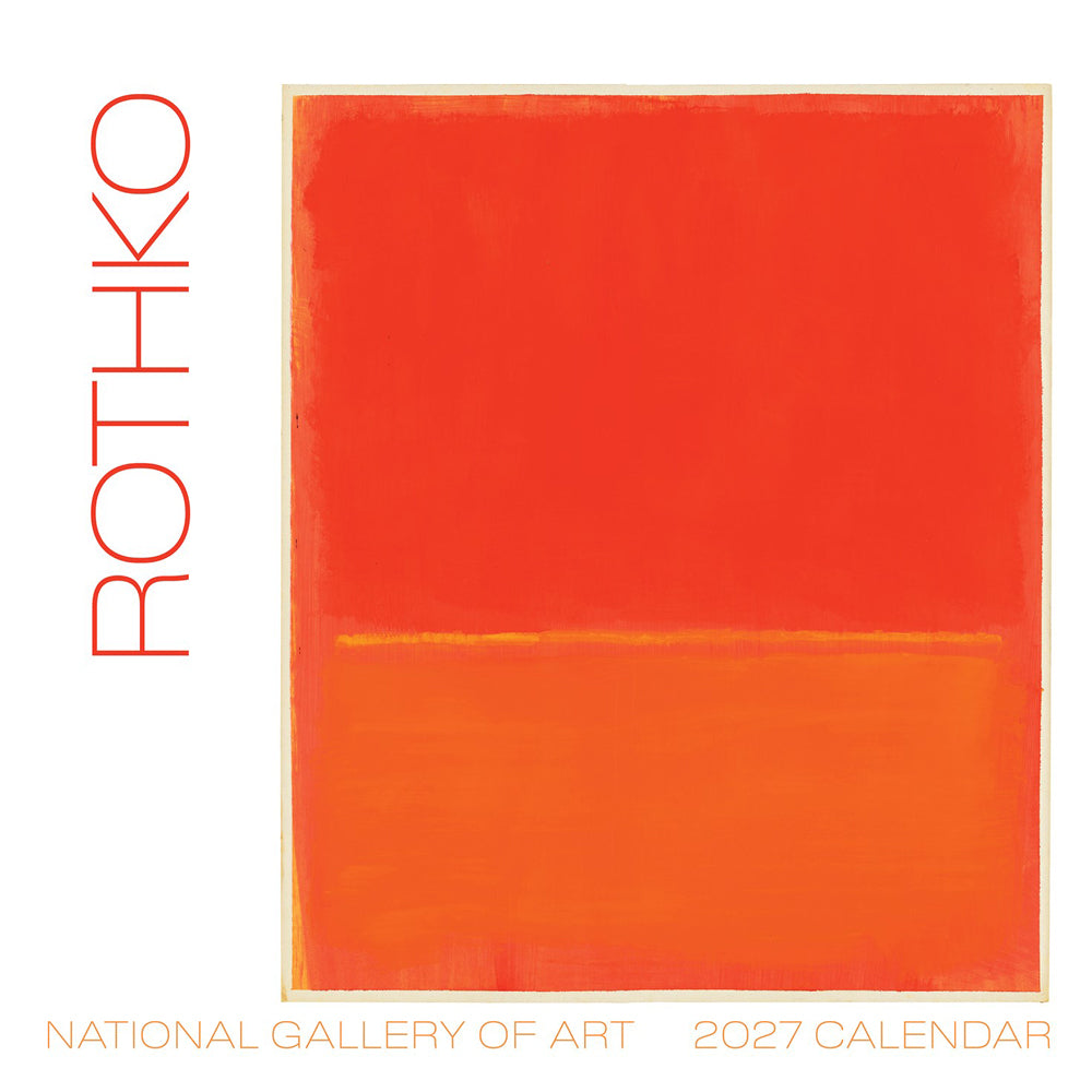 Front cover of Mark Rothko 2027 calendar featuring image of an abstract painting. 