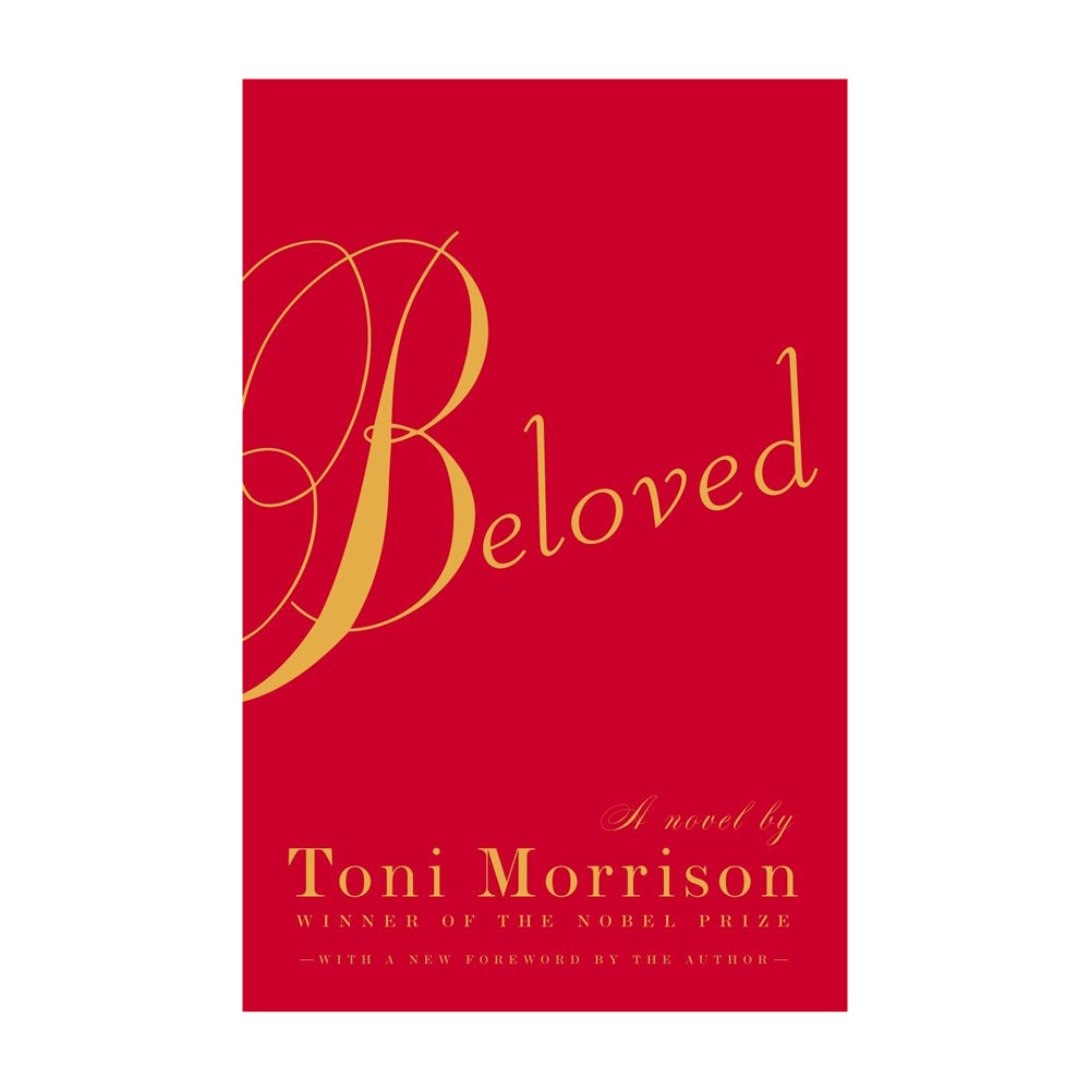 Front cover of Beloved by Toni Morrison. 